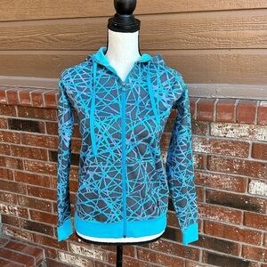 Under Armour UA Women's Semi Fitted Full Zip Hooded Jacket Size Extra Small